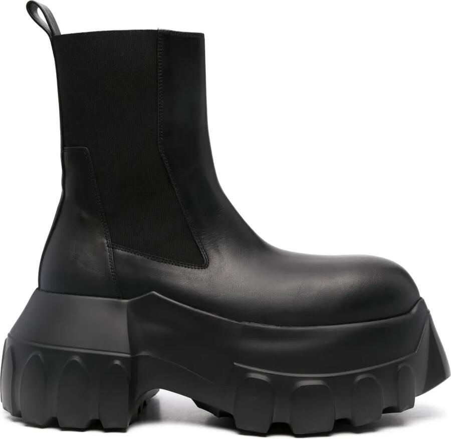 Rick Owens Beatle Mega Tractor laarzen Zwart