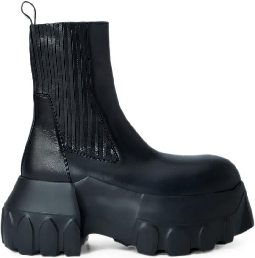 Rick Owens Beatle Mega Tractor laarzen Zwart