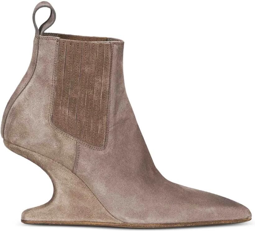 Rick Owens Cantilever enkellaarzen Grijs