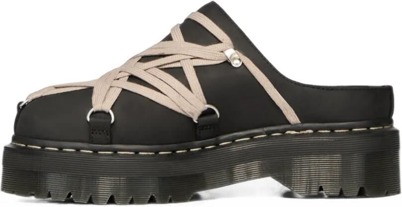 Rick Owens Dr. Martens Quad Sole Megalace mules Zwart - Foto 3