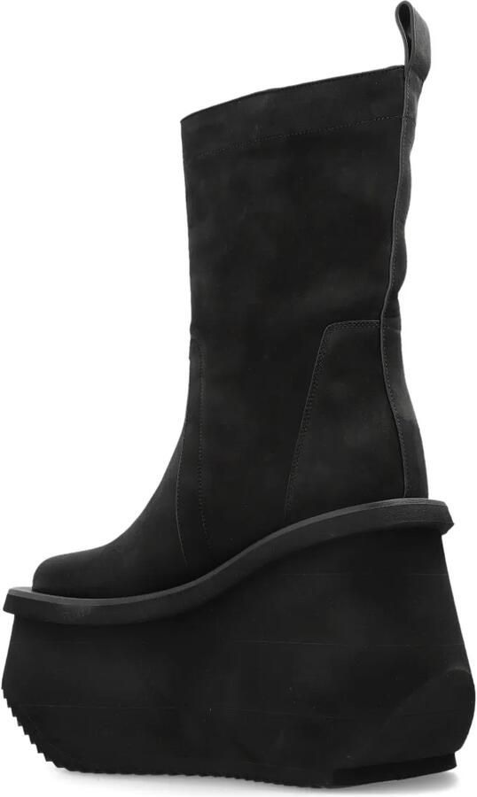 Rick Owens Enkellaarzen met plateauzool Zwart - Foto 4