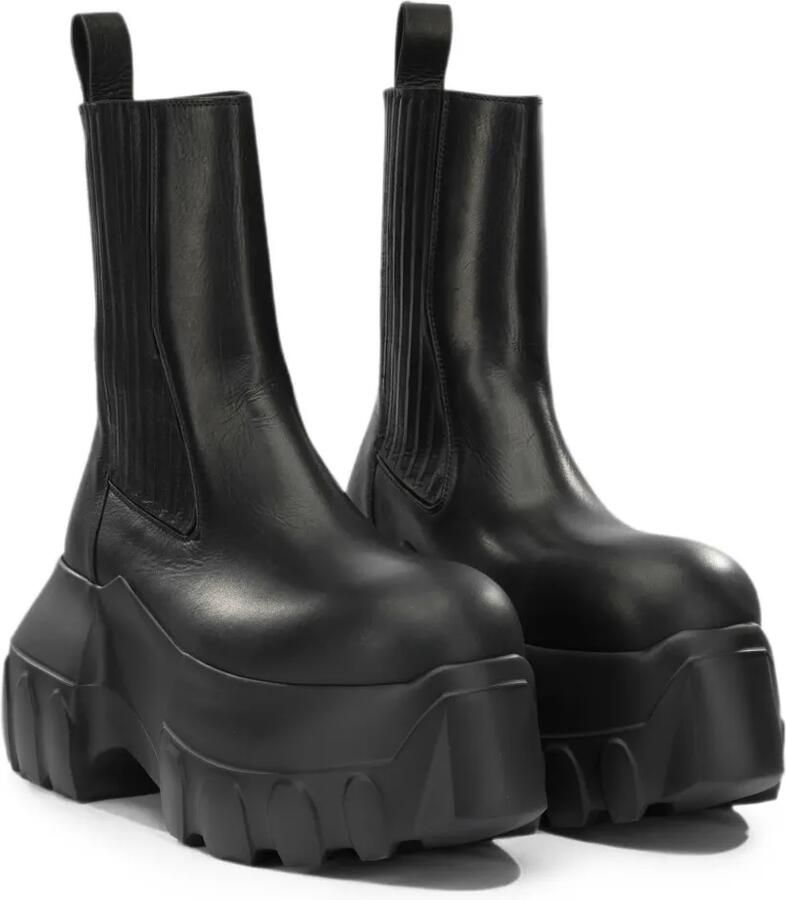 Rick Owens Enkellaarzen met plateauzool Zwart - Foto 4