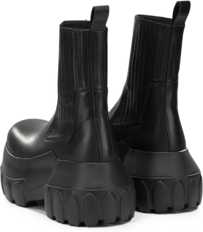 Rick Owens Enkellaarzen met plateauzool Zwart - Foto 3