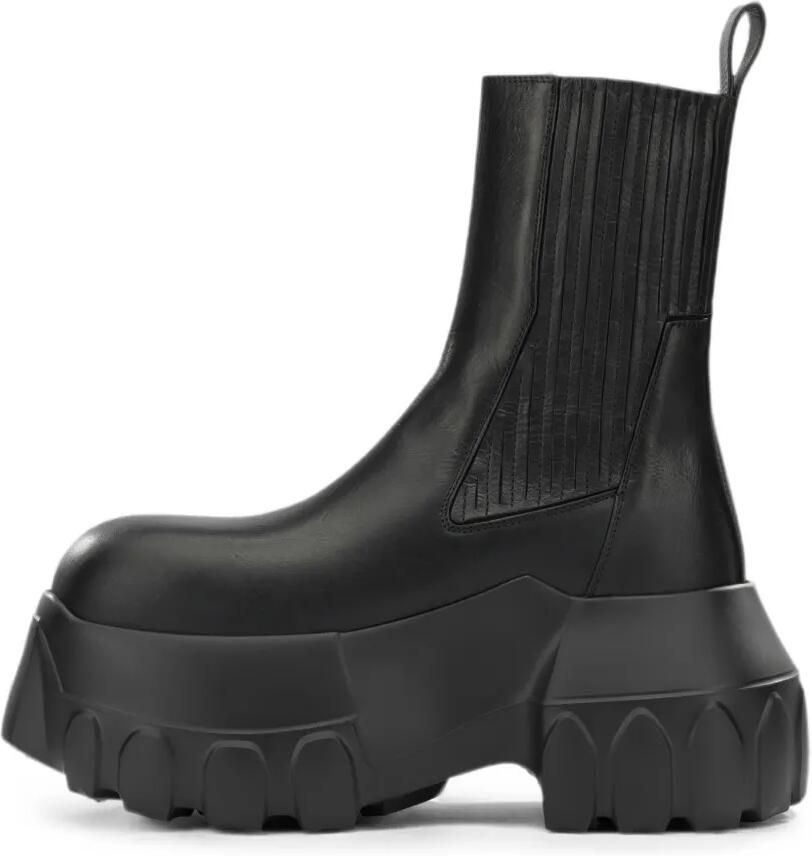 Rick Owens Enkellaarzen met plateauzool Zwart - Foto 5