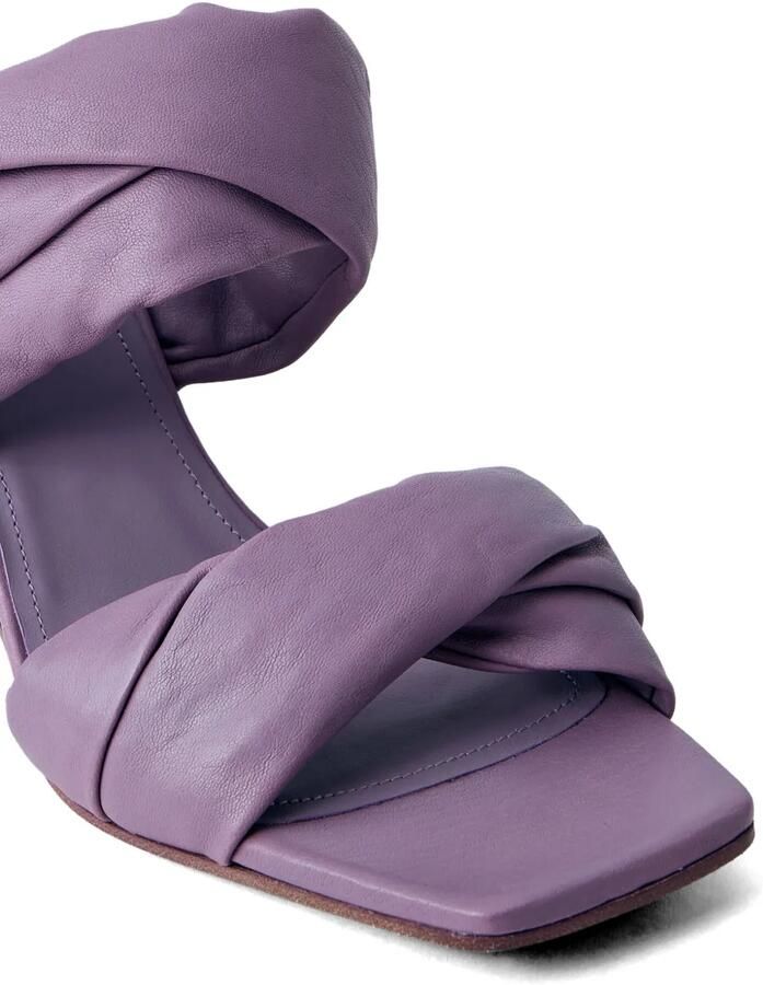 Rick Owens Gedrapeerde sandalen Paars