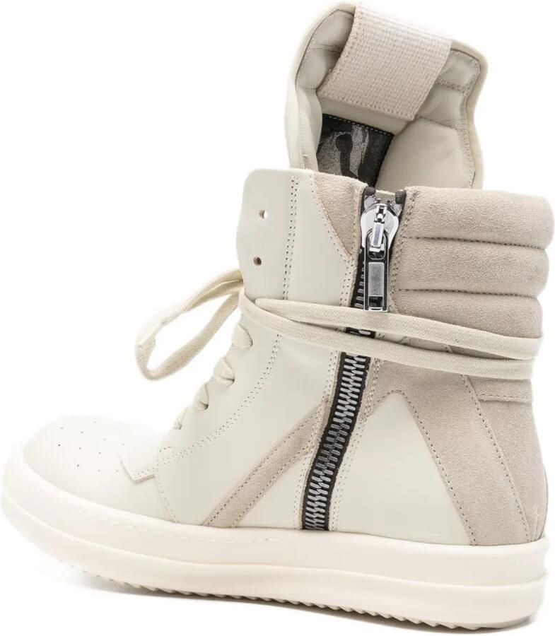 Rick Owens Geobasket high-top sneakers Beige