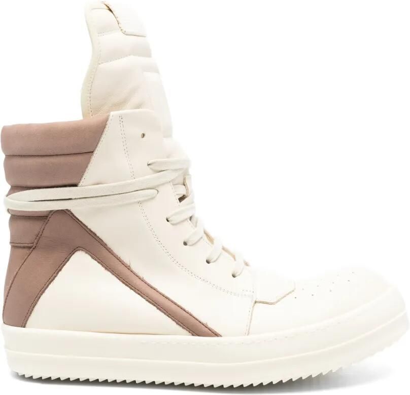 Rick Owens Geobasket high-top sneakers Beige