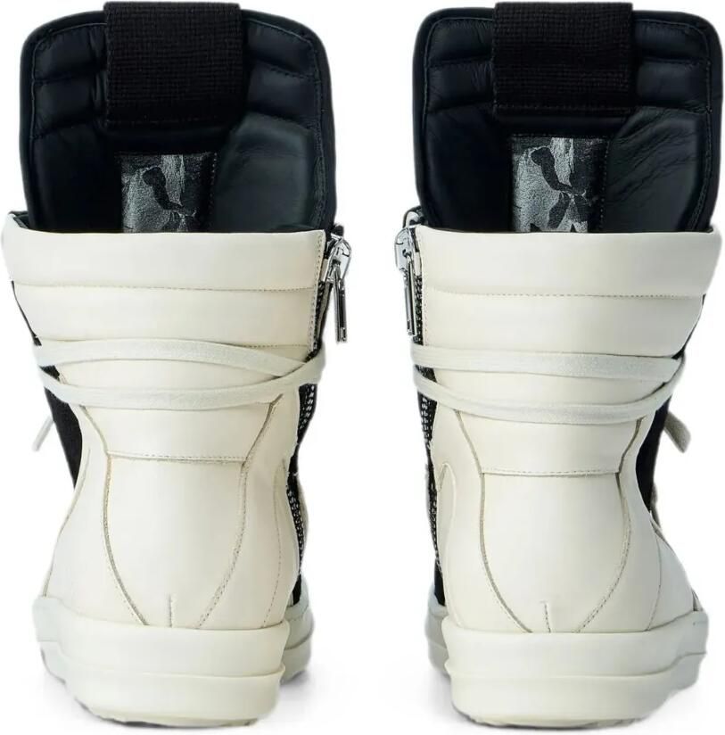 Rick Owens Geobasket suède laarzen met vlakken Zwart - Foto 2