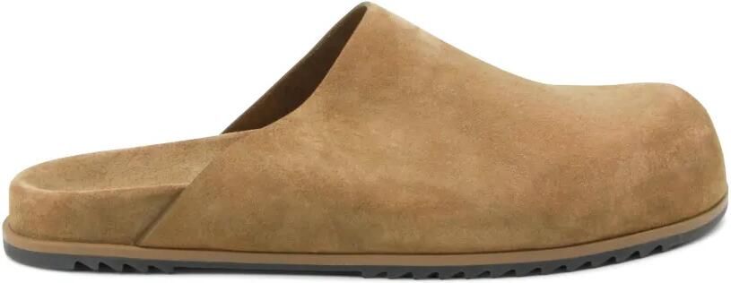 Rick Owens Granola suède muiltjes Beige