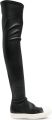Rick Owens High Stocking Sneaks laarzen Zwart - Zwart