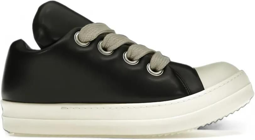Rick Owens Jumbo Lace gewatteerde sneakers Zwart