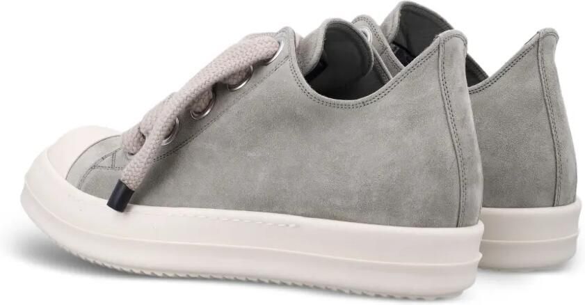 Rick Owens Jumbo Lace Low Sneaks suède sneakers Grijs - Foto 3