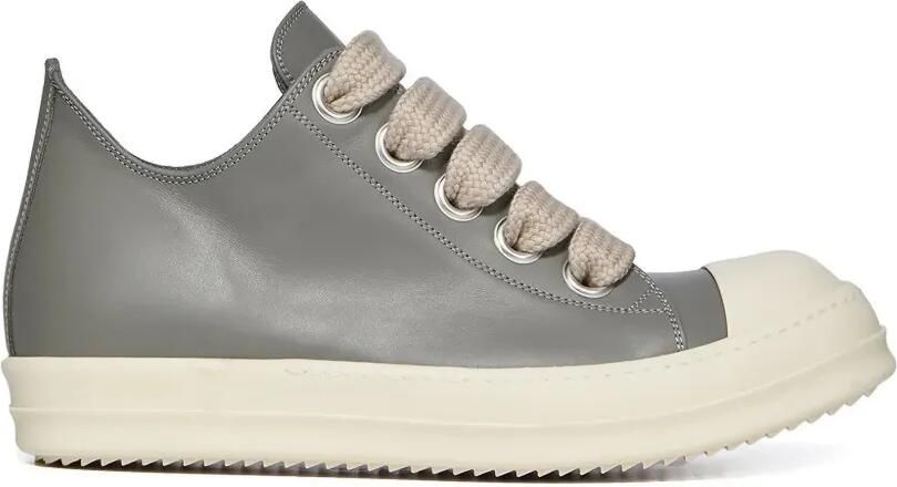 Rick Owens Jumbolace leren sneakers Grijs