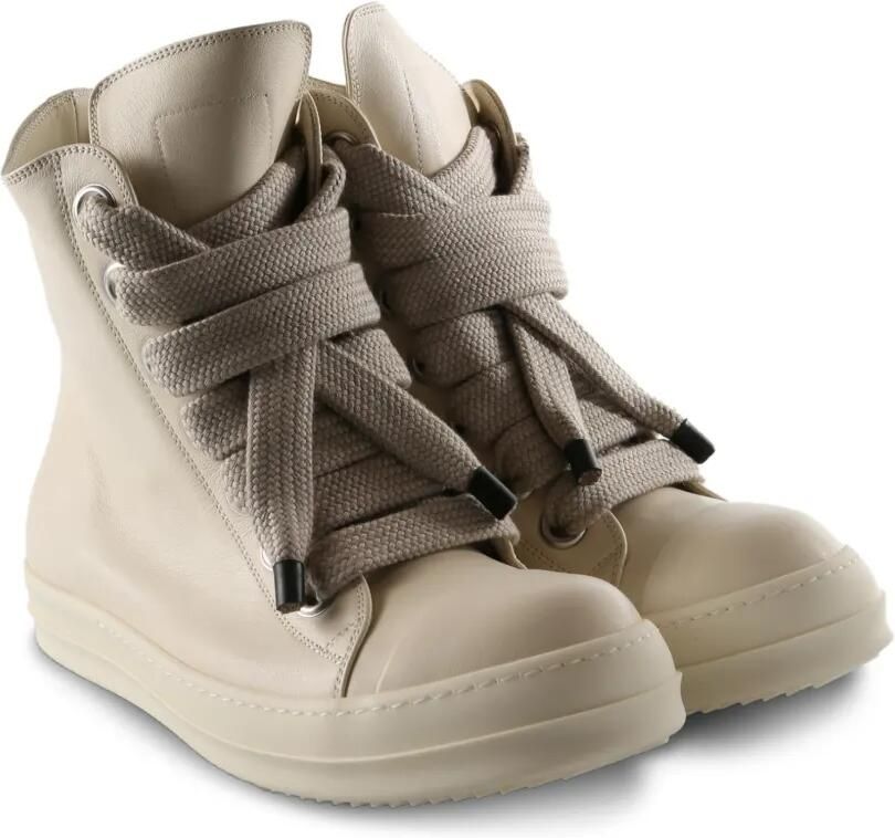 Rick Owens Jumbolaced high-top sneakers Beige - Foto 3