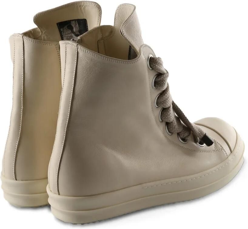 Rick Owens Jumbolaced high-top sneakers Beige - Foto 2