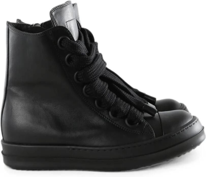Rick Owens Jumbolaced high-top sneakers Zwart