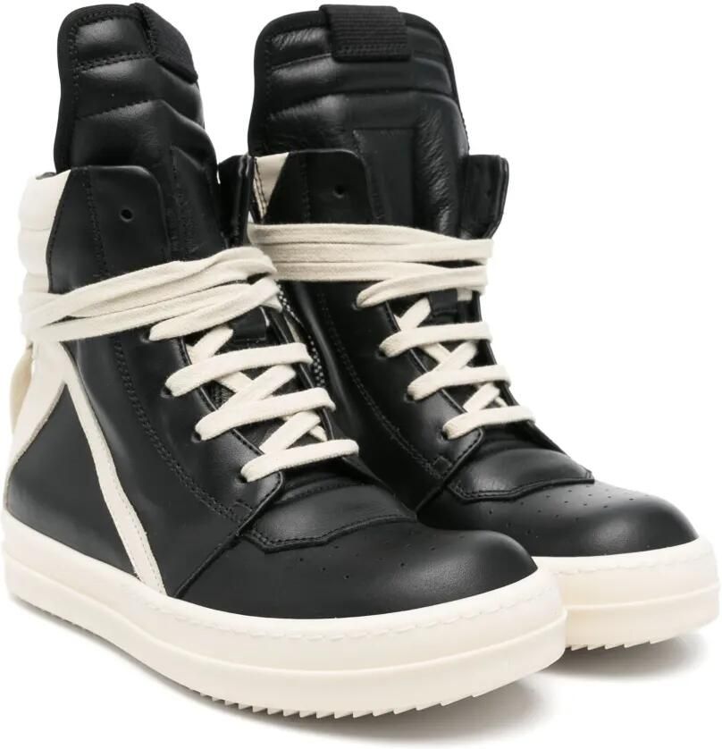 Rick Owens Kids Geo Baskets sneakers Zwart