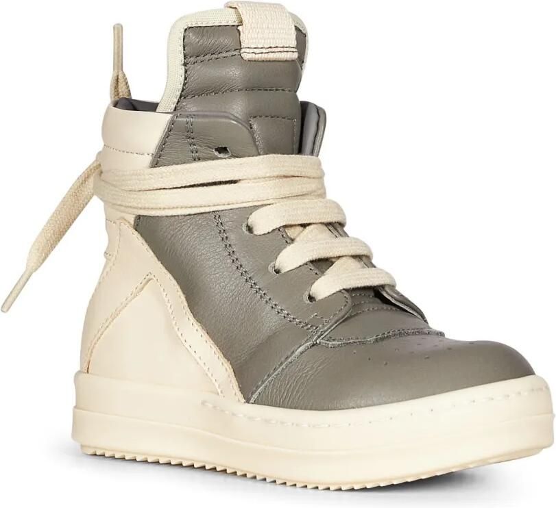 Rick Owens Kids Geobasket high-top sneakers Grijs