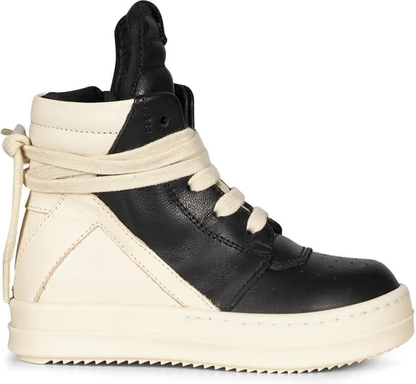 Rick Owens Kids Geobasket high-top sneakers Zwart - Foto 3