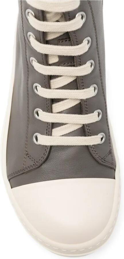 Rick Owens Kids Leren sneakers Grijs - Foto 3