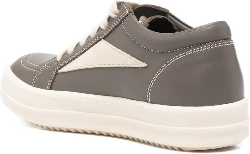 Rick Owens Kids Leren sneakers met contrasterend vlak Bruin - Foto 2