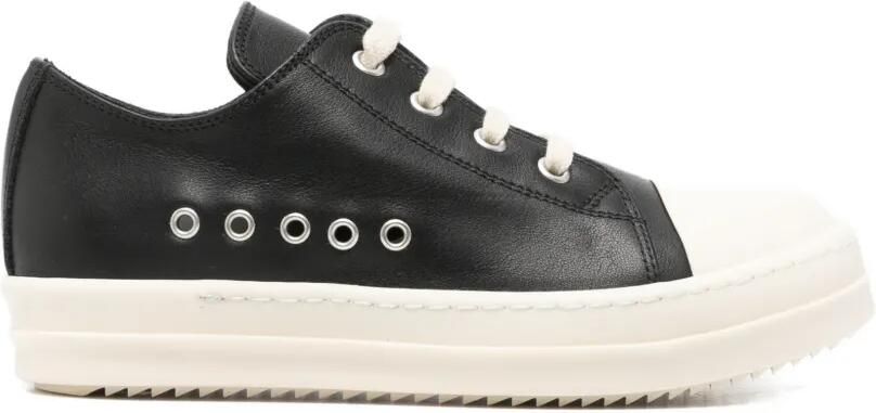Rick Owens Kids Temple Extreme Low sneakers met ringlets Zwart