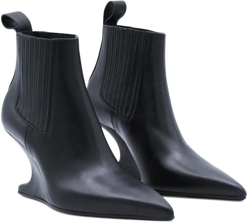 Rick Owens Laarzen met bewerkte hak en lus Zwart - Foto 4