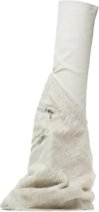Rick Owens Laarzen met rits Beige