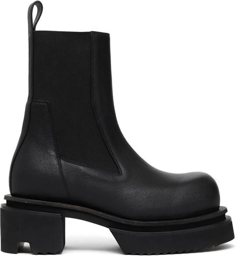 Rick Owens Laarzen met treklipje Zwart