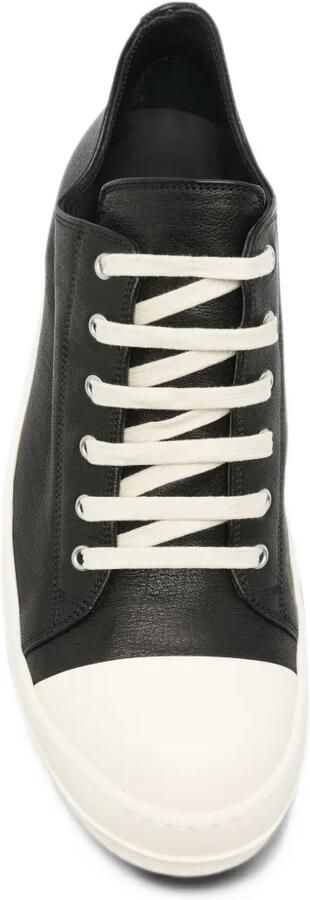 Rick Owens leather sneakers Zwart - Foto 4