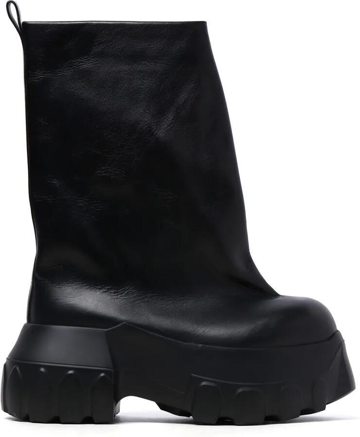 Rick Owens Leren laarzen Zwart