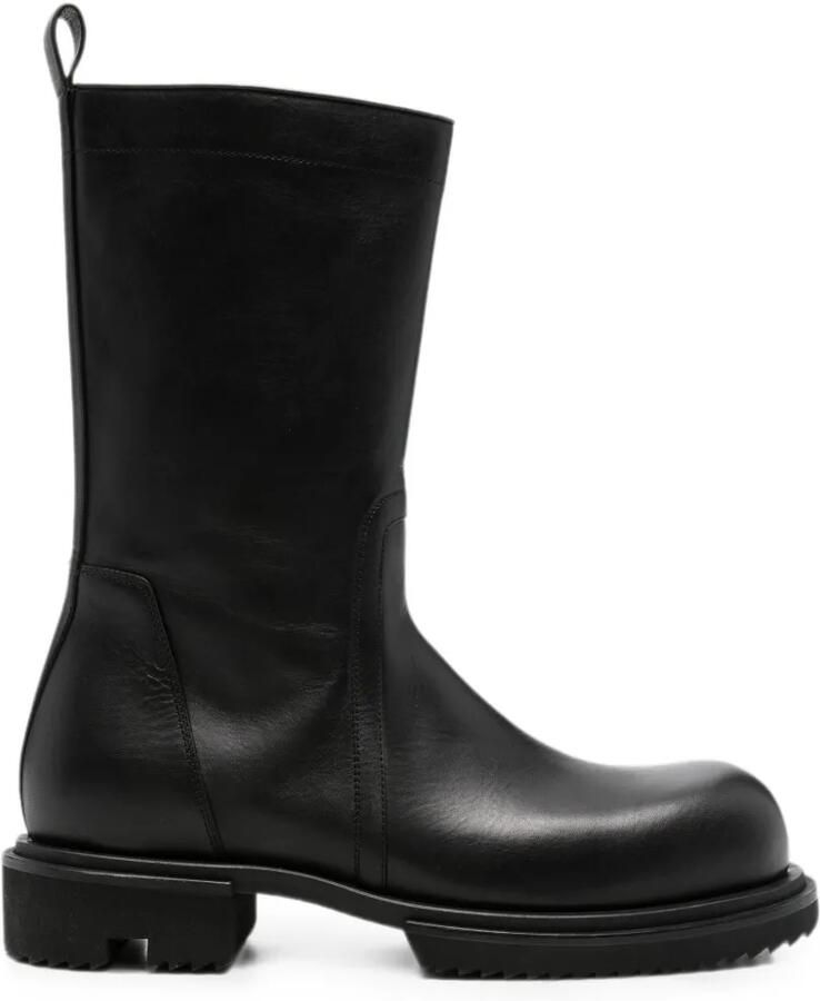 Rick Owens Leren laarzen Zwart