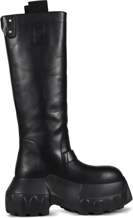 Rick Owens Leren laarzen Zwart