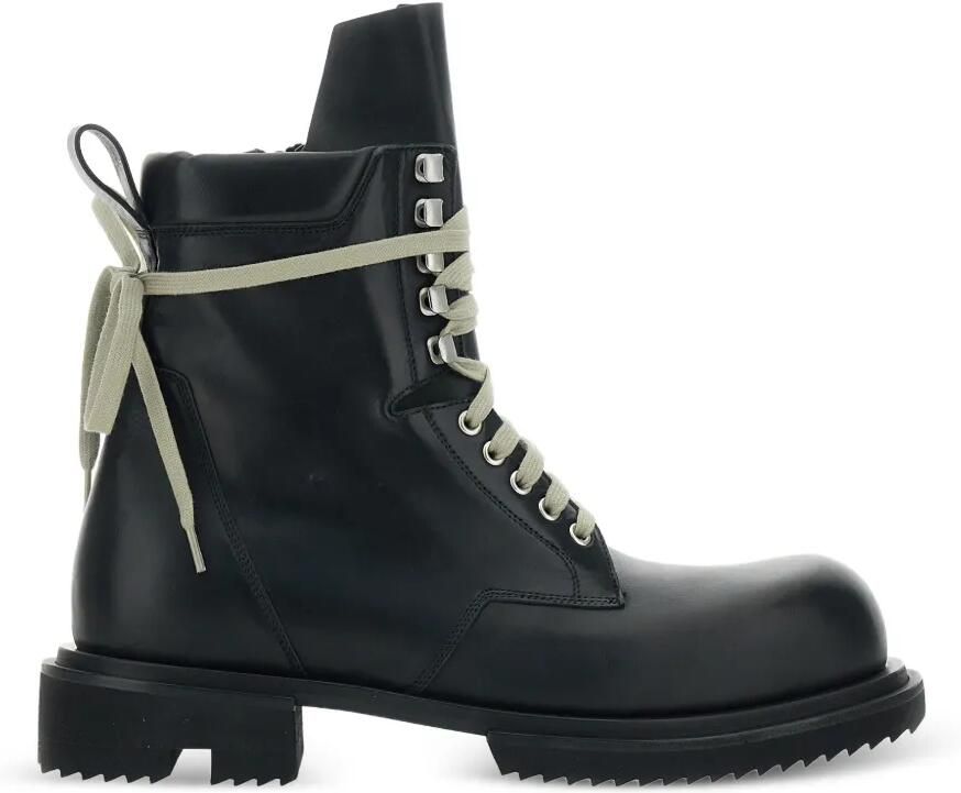 Rick Owens Low Army veterlaarzen met chunky zool Zwart