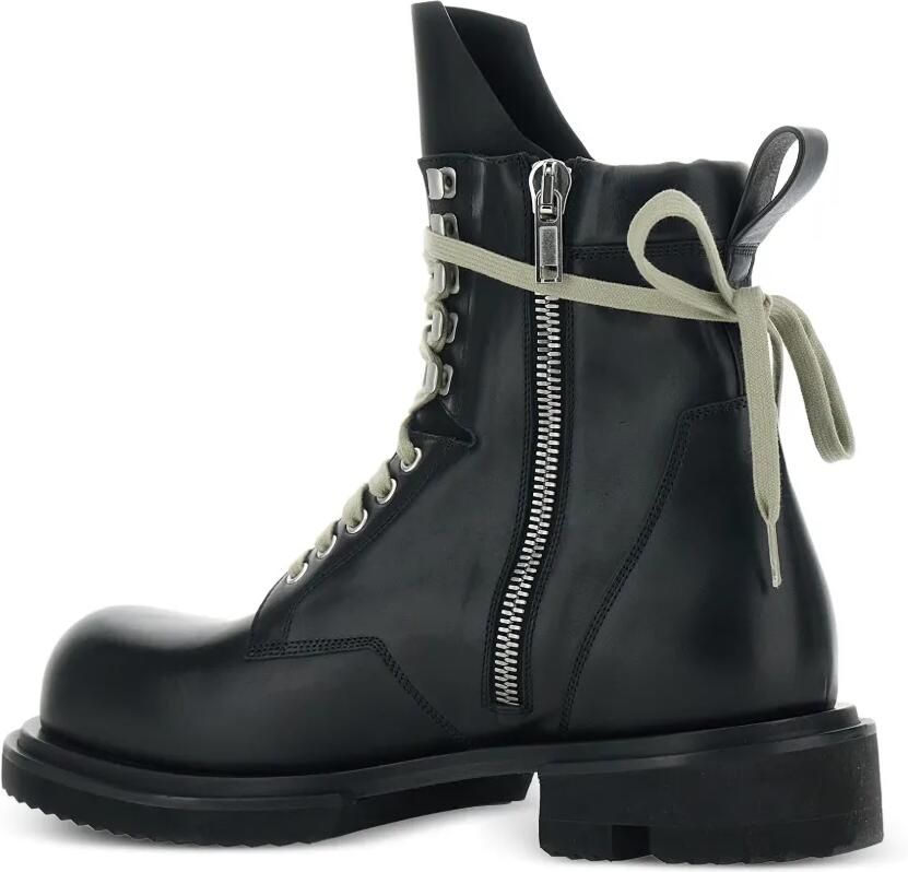 Rick Owens Low Army veterlaarzen met chunky zool Zwart - Foto 2
