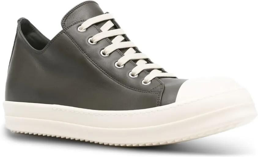 Rick Owens Low Sneaks sneakers Groen - Foto 2