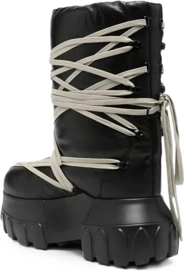Rick Owens Mega Bumper veterlaarzen Zwart - Foto 3