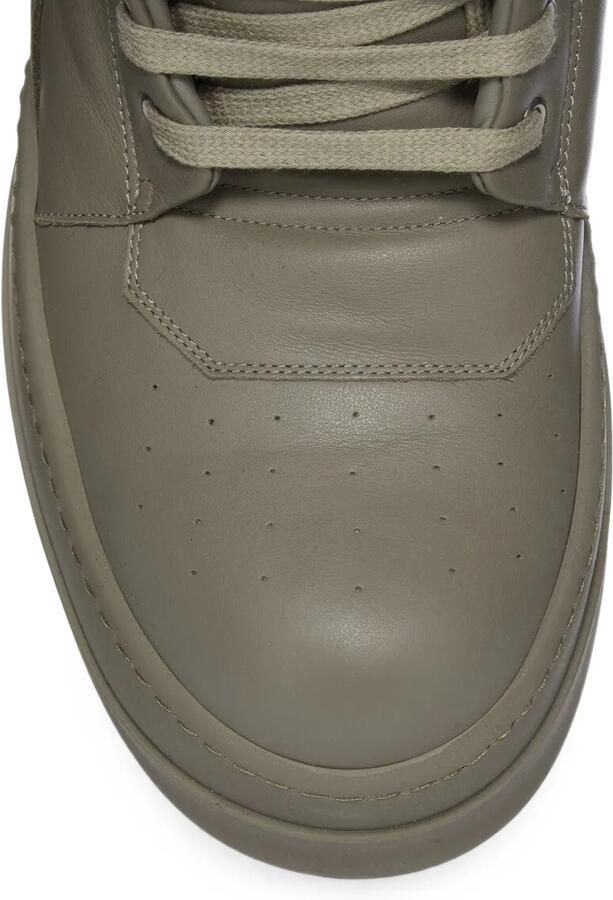 Rick Owens Mega Geobasket leren high-top sneakers Grijs - Foto 5