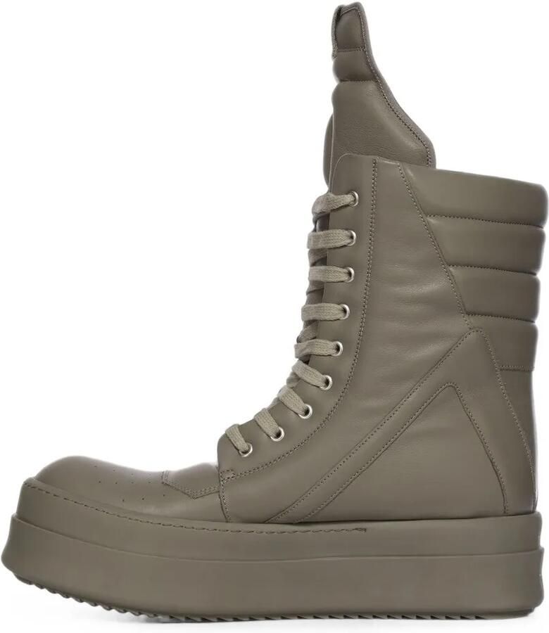 Rick Owens Mega Geobasket leren high-top sneakers Grijs - Foto 4