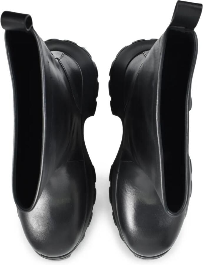 Rick Owens Mega Tractor leren laarzen Zwart - Foto 4