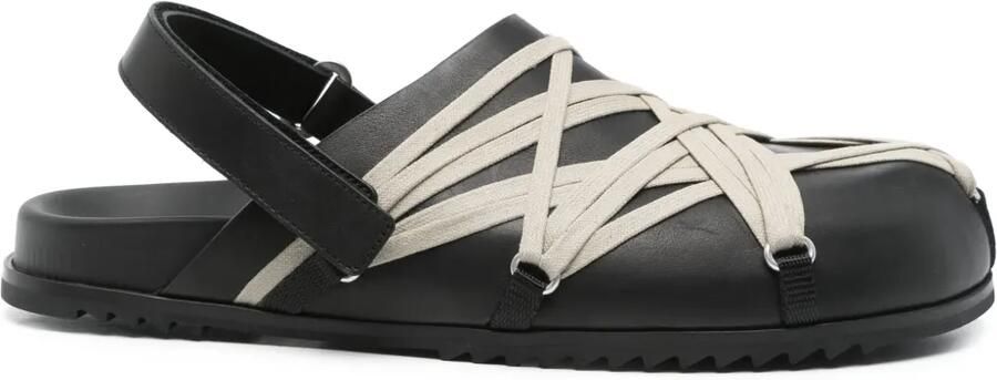 Rick Owens Megalaced sandalen Zwart