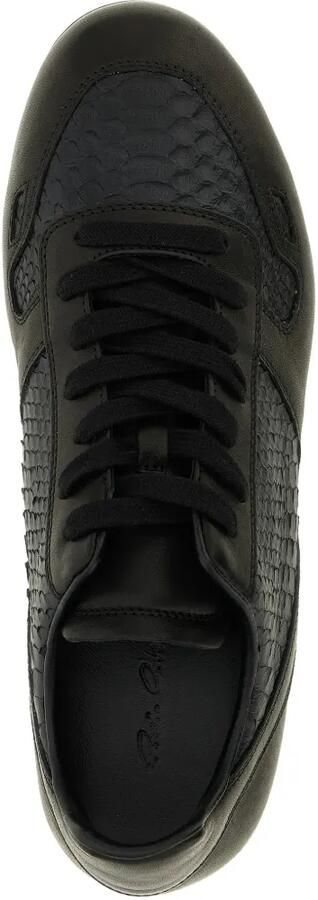 Rick Owens Minimal leren sneakers Zwart