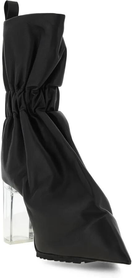 Rick Owens Pull On Cuffed Taquito enkellaarzen Zwart - Foto 3
