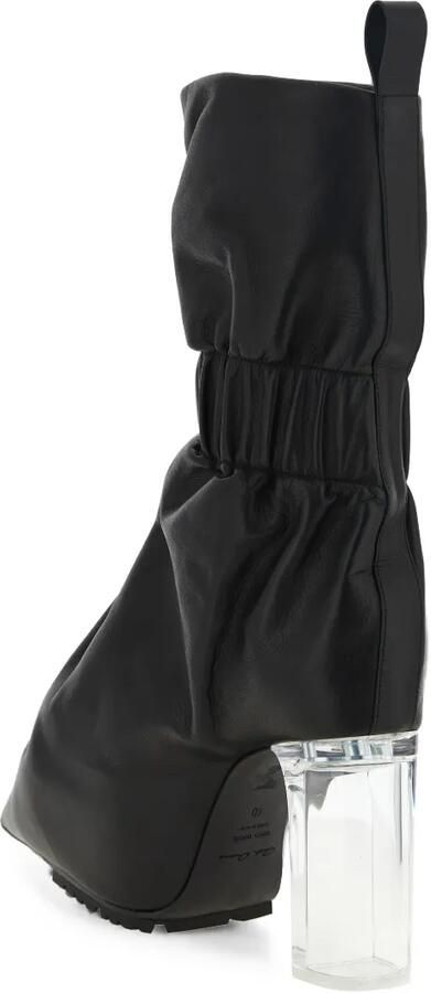 Rick Owens Pull On Cuffed Taquito enkellaarzen Zwart - Foto 4