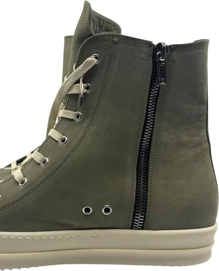 Rick Owens Ramone leather sneakers Grijs - Foto 2