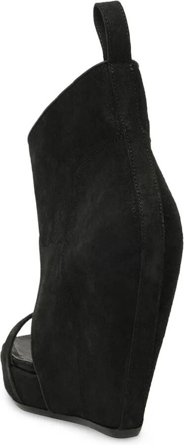 Rick Owens Sandalen met sleehak en uitgesneden details Zwart - Foto 3