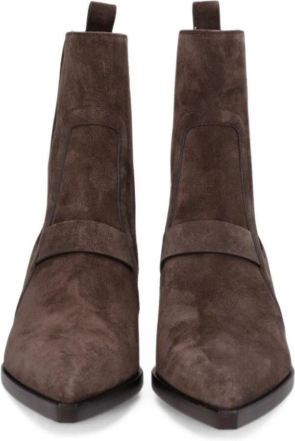 Rick Owens Sharp Wedge enkellaarzen Bruin