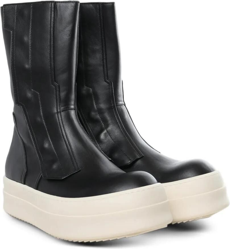 Rick Owens Sneakers met plateauzool en rits Zwart - Foto 3