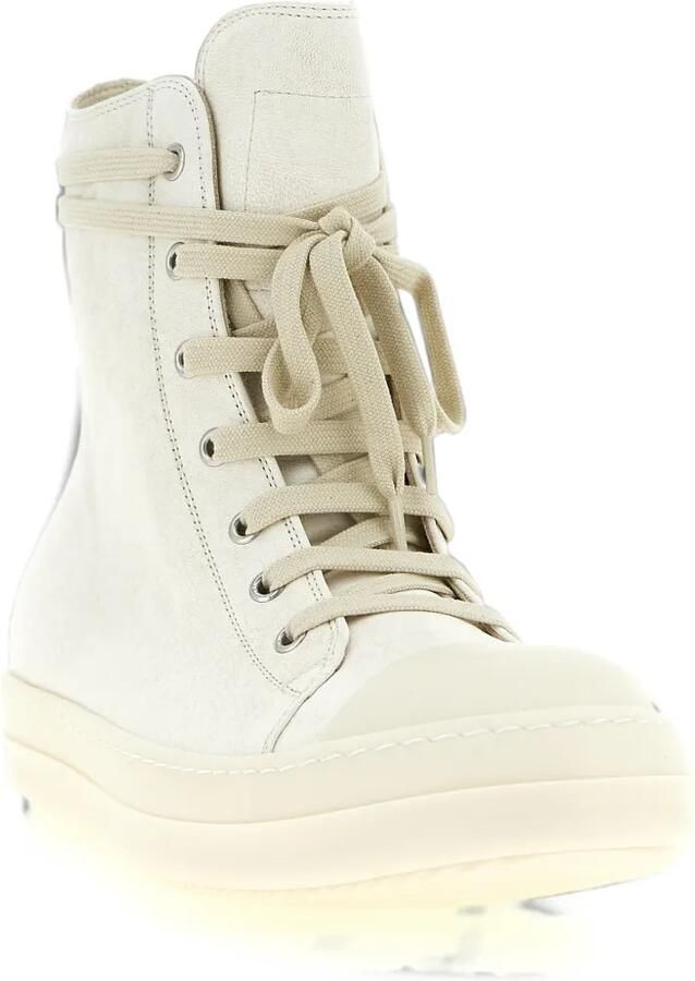 Rick Owens Sneaks leather sneakers Beige - Foto 3