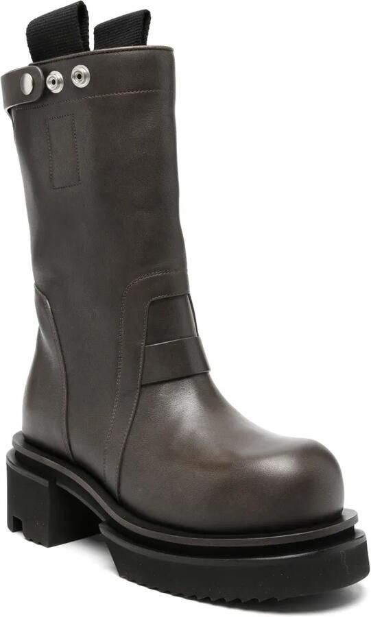 Rick Owens stud-embellished platform boots Bruin - Foto 2
